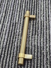 (QTY 2) Richelieu BP5016128CHBRZ Modern Metal Pull Champagne Bronze 8/32