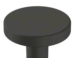 Miseno MCKAVER138FB Manzanita 1-3/8 Inch Mushroom Cabinet Knob – Matte Black