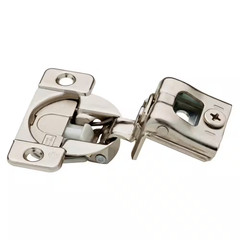 1 Pair Face Frame 35 Mm 105-Degree 1-1/4 In. Overlay Soft Close Nickel Cabinet H