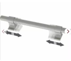 12 Brainerd Industrial Bar Adjusta-Pull 1 3/8” in 6 5/16” in Satin Nickel Matte