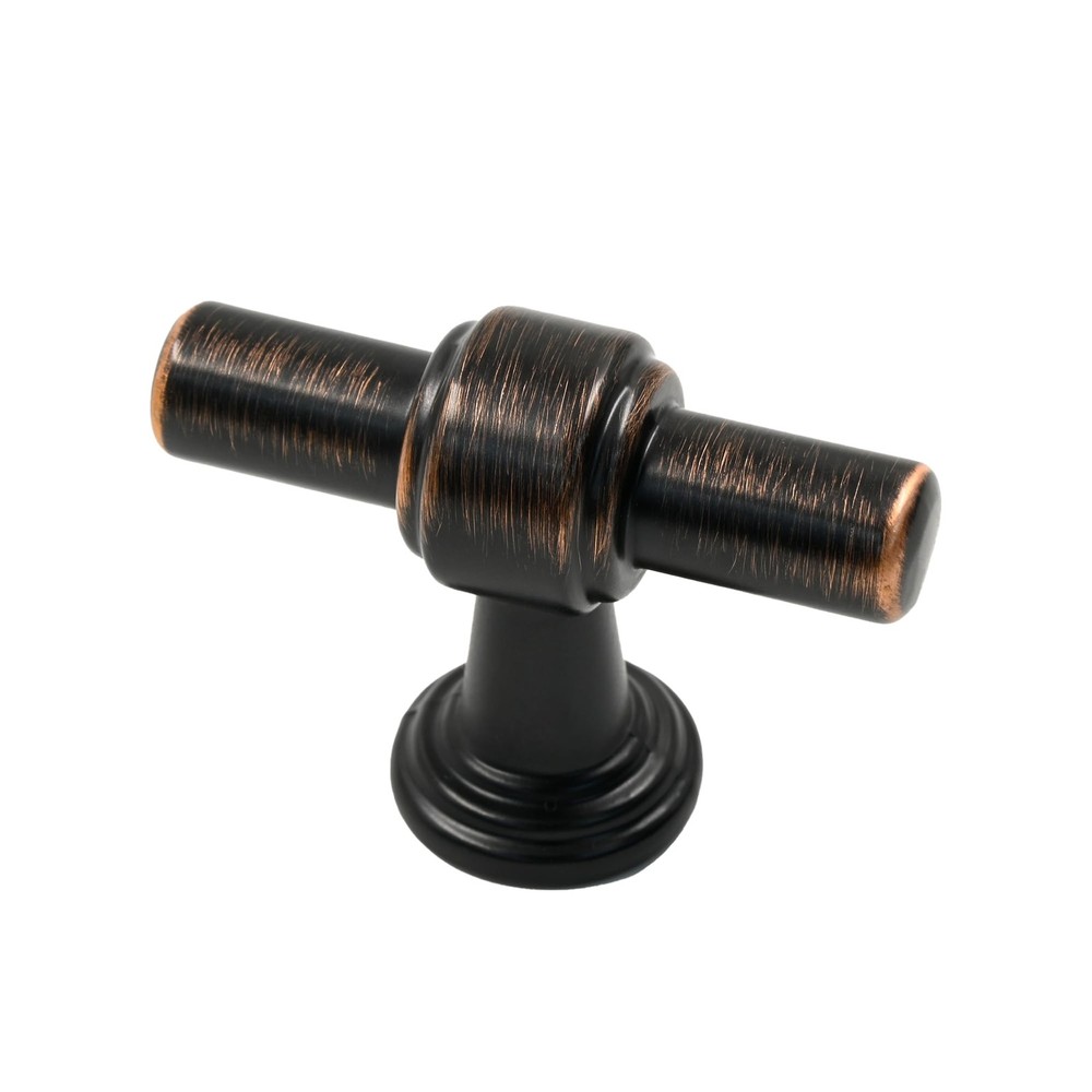Oil Rubbed Bronze Straight Bar Cabinet Knobs 10 Pack, AL6505ORB