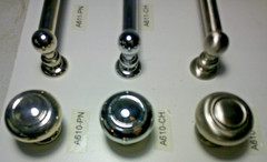 Atlas Hardware Victoria Series ~4 Round Mushroom Knobs & 7 Handle Pulls