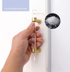 Peaha 30pk Brass Drawer Pulls 4in Gold Matte
