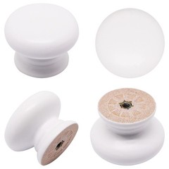 Wooden Cabinet Knobs 6 Pack, Wood Dresser Knobs Kitchen Cabinet Knobs Modern …