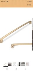 POVEFONK 10 Pack Champagne Bronze Cabinet Pulls Gold Cabinet Handles 10 inch