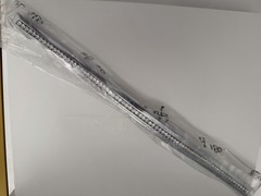 New Italy Silver Crystals Cabinet Pull Drawer Handle Hardware 13.5”