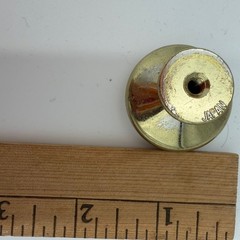 Vintage White Ceramic Brass Cabinet Pulls & Knobs Japan Hardware Lot