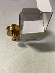 Signature Hardware 954059-114 Lazzara Hammered Mushroom Knob – Brushed Gold