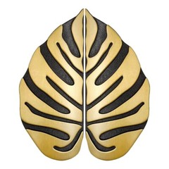 Premium Beautiful Leaf Shape Door Handle Pull Push Accesory Pack of 2