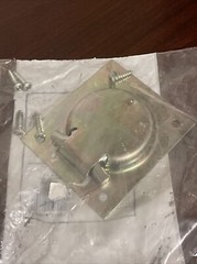 National N226-894 N203-752 Flush Ring Pulls Zinc Plated Steel 3 By 3-1/2 Inch
