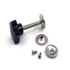 M8x70mm Star Handle Hand Screw Pressure Plate Thread Clamping Knob Stainless