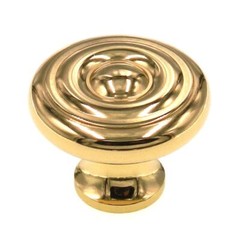 Amerock Allison Solid Brass 1 1/4″ Ridged Cabinet Knob BP1953-B