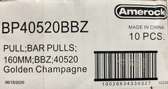Amerock BP40520BBZ Bar Cabinet Pull,Golden Champagne *NEW* *8 PACK*