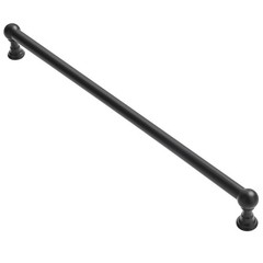 1 Pack 18 Inch Hole Center Appliance Pulls Black Cabinet pulls 100% Solid Hea…