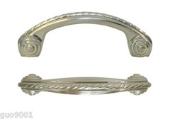 Satin Nickel Kitchen Bathroom Cabinet Drawer 3″ Pull Knob Brushed Nickel