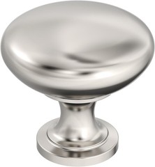 11/4 Inch Edona Polished Nickel Cabinet Furniture Knob BP53005PN