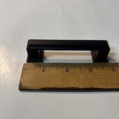 Alzassbg 8 Hardware Matt Black 3.75” Cabinet Pulls Drawer Handle 3” Centers New