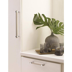 Mulino 10-1/16 In. (256Mm) Modern Silver Champagne/Polished Chrome Bar Cabinet P