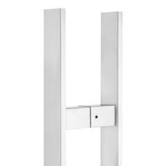 H-shaped Stainless Steel Sliding Door Handle, Double Sided Push Pull Door Handle