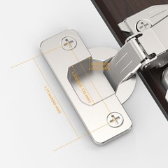 9/16″, 1/2″, 5/8″, 3/4″ Overlay Soft Close Concealed Hinge for Face Frame Doo…