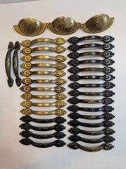 VTG Lot Of 29 Amerock 735-1 Drawer Pulls Handles 5 Misc Handles No Screws
