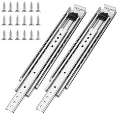 1 Pair 40 Inch 500 Lb Capacity Heavy Duty Drawer Slides with Screws,Side Moun…