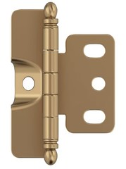 Lot Of 10 Amerock PK3175TBCZ Full Inset Wrap Door Hinge – Champagne Bronze