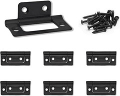 6 Pack Non-Mortise Door Hinges with Screws, 2 X 0.9 Inches Bifold Butt Cabinet H