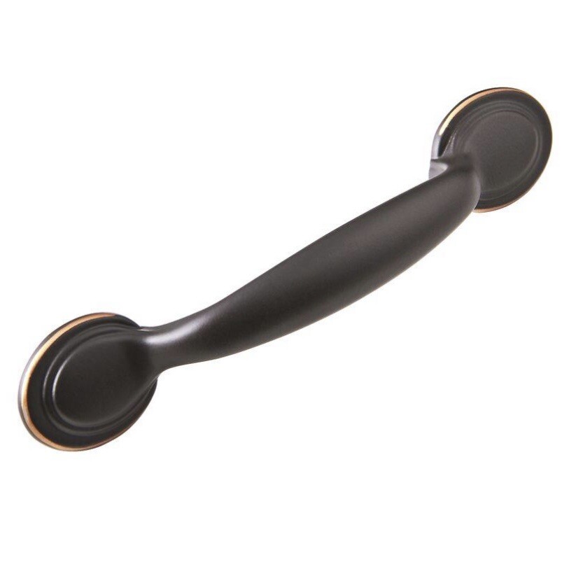 4 Pc Sumner Street Oval 3 in Center-To-Center Oil Rubbed Bronze Drawer Bar Pulls