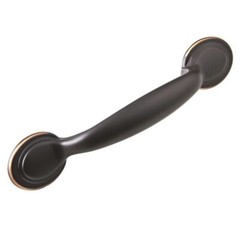 4 Pc Sumner Street Oval 3 in Center-To-Center Oil Rubbed Bronze Drawer Bar Pulls