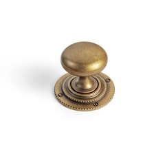 6 PCS Antique Brass Zinc Alloy Cabinet Knob With Backplate 8611A39 Pull