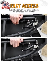 Aluminum Door Handles for Can-Am Maverick X3 Accessories, UTV Door Latches Compa