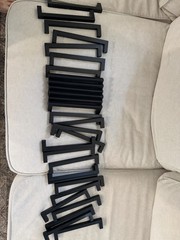 Matte Black Metal Modern Bar Pull Handles Cabinet/Drawer