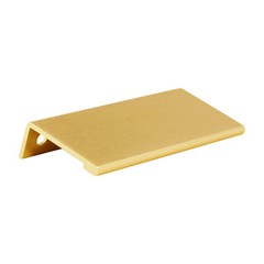 Rok 3-5/32″ Finger Edge Pull Brushed Satin Gold Door Drawer Cabinet Handle