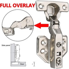 Luokim 26mm Mini Cup Soft Close Cabinet Hinges for Thin Door Full Overlay Con…