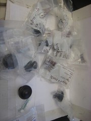 11 pc lot Allen + Roth Aged Bronze Cabinet Knob Perilla 1.32 in #Z107-34- EORB