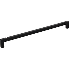 Langston 12″ Center to Center Cabinet Bar Pull Flat Black – Hardware
