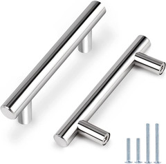 (15 Pack) Cabinet Handles 3 Inch Polished Chrome Cabinet Pulls 5 Inch Length Dra