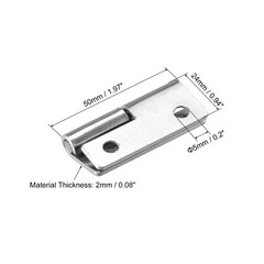 4 Pcs 2″ Lift Off Hinge for Cabinet Slip Joint Flag Hinges Right Stainless Steel