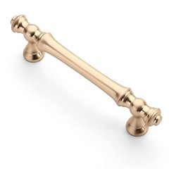 3.75 Inch(96mm) Kitchen Cabinet 3.75″ Hole Center Brushed Brass 6 Pack