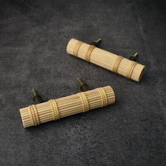 Rattan Cabinet and Drawer Handles Rattan Brass Dresser Drawer Knobs – 1pc
