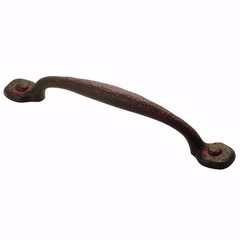 8″ Refined Rustic Iron Appliance Pull/Large Cabinet Handle, Hickory P3006-RI