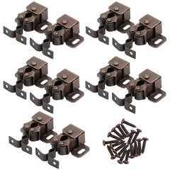 10pcs cabinet latch double roller catch, cabinet door latch and catch hardwar…