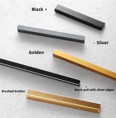 Shozafia 5pk 4.57 Gray Cabinet Pulls Drawer Handles