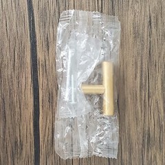 Brass 2″ Cabinet and Drawer Pull T-shaped Handles with Mounting Screws