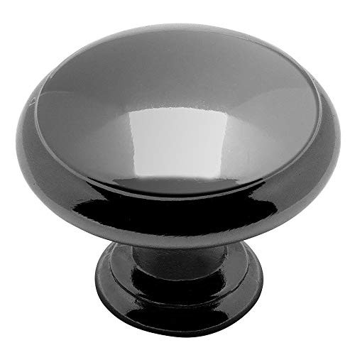 25 Pack 5422bn Black Nickel Cabinet Hardware Mushroom Knob 13/16″ Diamet