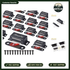 16-Pack Magnetic Door Catch Set with Strong Stainless Steel Finish – Home Safety