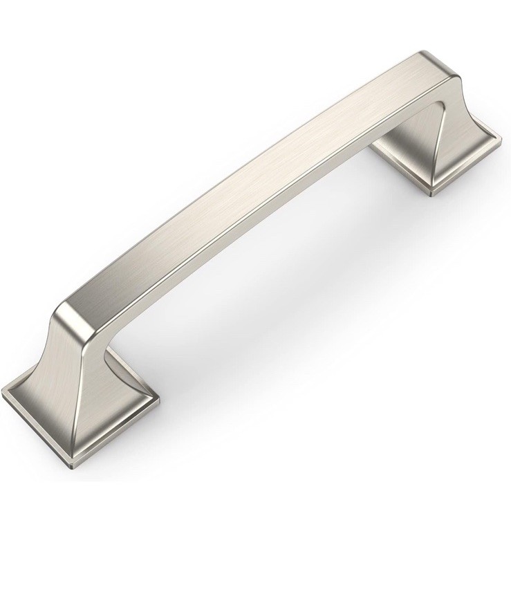 Amerdeco 30 Pack Brushed Satin Nickel Cabinet Hardware – 3-3/4 Inch(96mm)