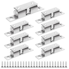 10 PCS Cabinet Latch Door Catch 60mm Closet Ball Tension Brass Screws