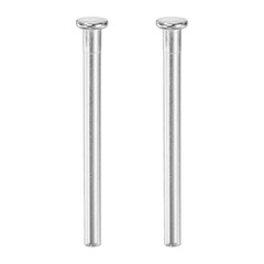 2Pcs Door Hinge Pins, 3 Inch Interior Door Hinge Security Pins, Nickel Silver